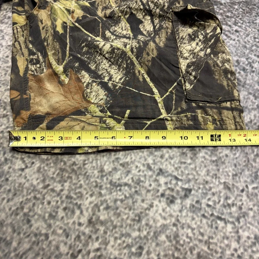 RedHead Mossy Oak Camo Cargo Shorts Mens 34 Green Brown Camouflage Outdoor Y2K